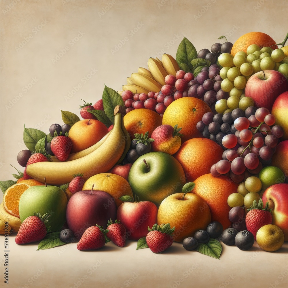 fruit, space, background, fresh, design, tropical, temperate, abundance, health, natural, apple, banana, orange, grape, strawberry, color, texture, beauty, composition, viewer, insert, text fruit, space, background, fresh, design, tropical, temperate, abundance, health, natural, apple, banana, orange, grape, strawberry, color, texture, beauty, composition, viewer, insert, text