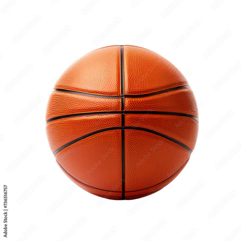 Fototapeta premium a basketball isolated on white background. With clipping path.