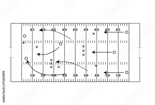 American football court