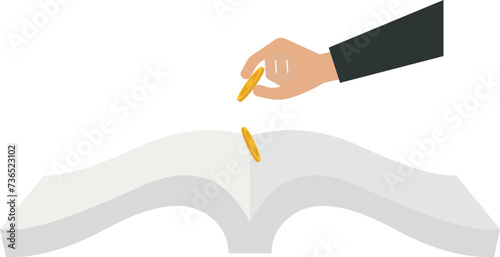 Investment in education and learning knowledge, Investment opportunity and education success concept,
