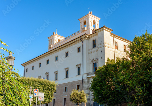 Villa Medici on Pincian hill in Rome, Italy