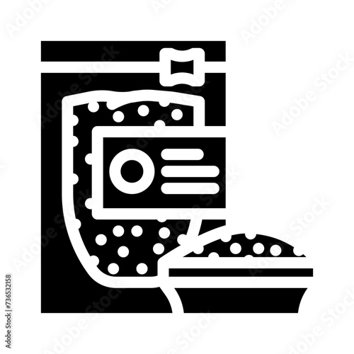 wax beads hair salon glyph icon vector illustration