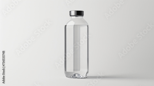 A stunning sports water bottle mockup featuring a transparent background, perfect for showcasing your own branding designs. Emphasizing the bottle's sleek design, this unbranded mockup is id