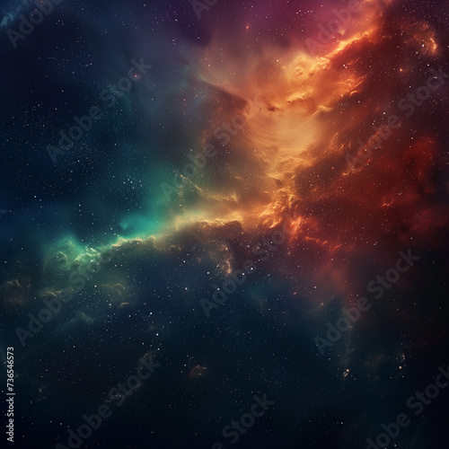 Cosmic Nebula in Deep Space - High-Resolution Astronomy Photography © HustlePlayground