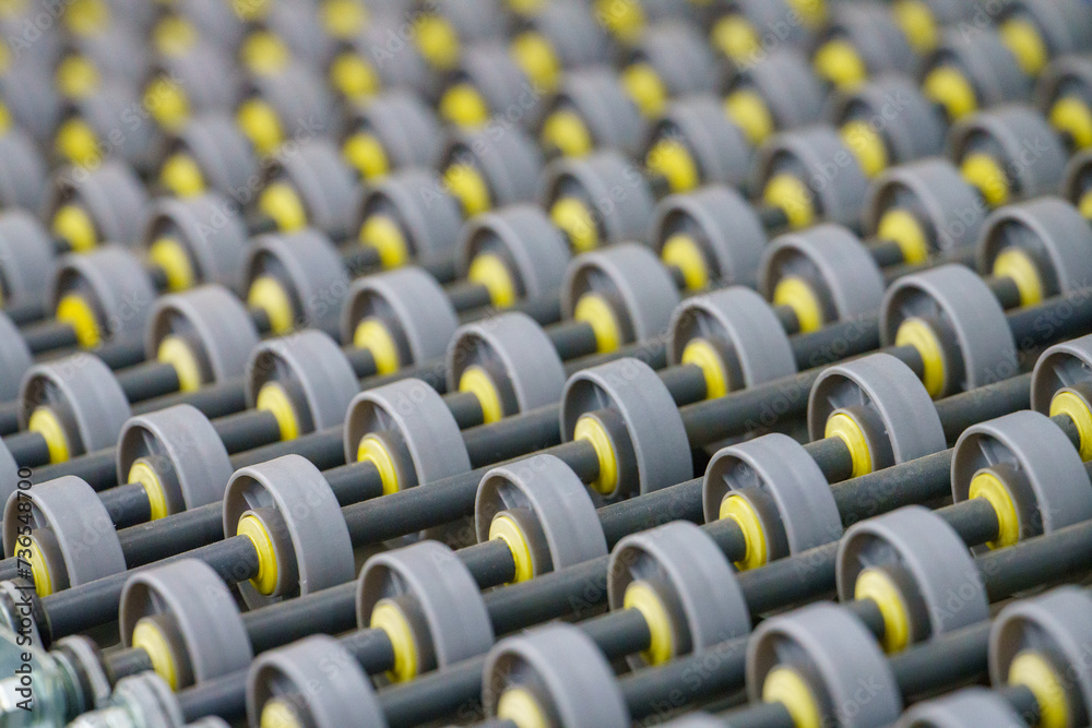 Fototapeta premium Gravity roller conveyor for transporting boxes and pallets