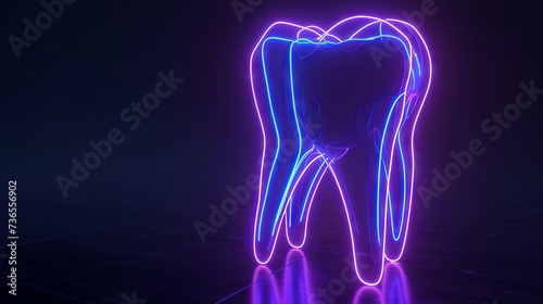 3d rendered illustration of a tooth