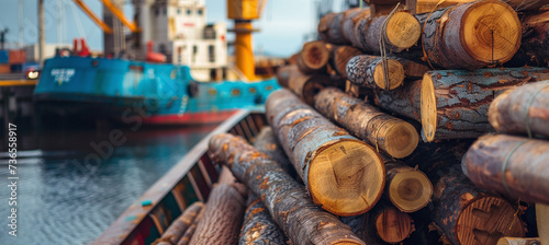 Delivery of timber to the commercial port