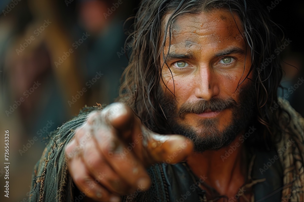 Jesus Christ extends his hand to you. Jesus Christ extends his hand to you.