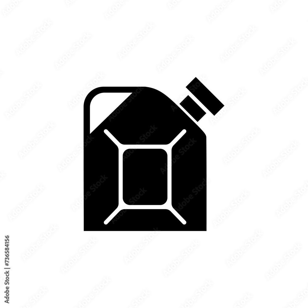 Fuel Canister Flat Vector Icon Fuel Canister Flat Vector Icon