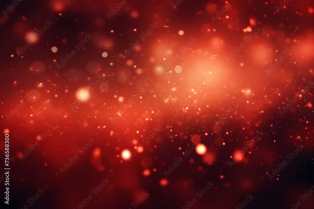 Dark red bokeh background