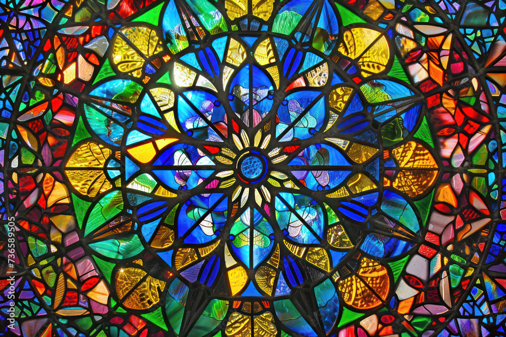 stained glass window,colorful glass window,Stained glass church window
