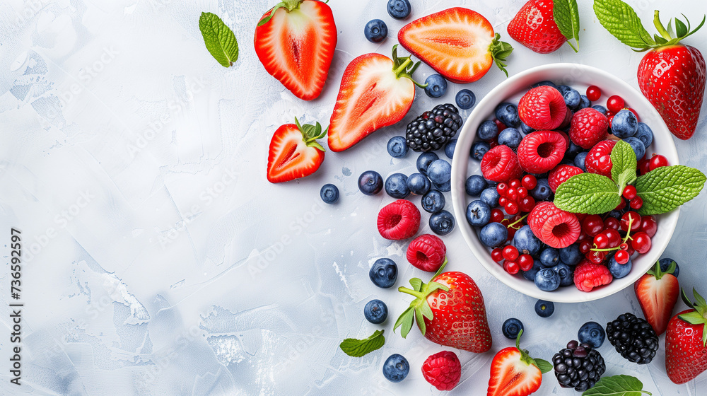 breakfast with fruit salad breakfast with fruit salad