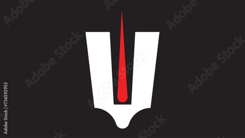 Vector illustration of Naamam , a sacred symbol of Vaishnavite in India	