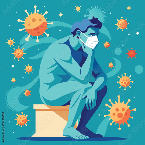 Viral Contemplations: The Masked Thinker