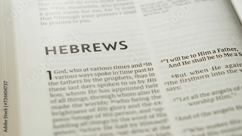 Bible - Hebrews - Slide Right to Level
