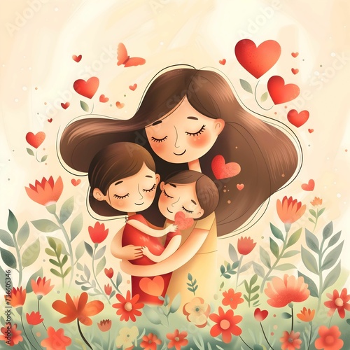 Mother's Day Illustration