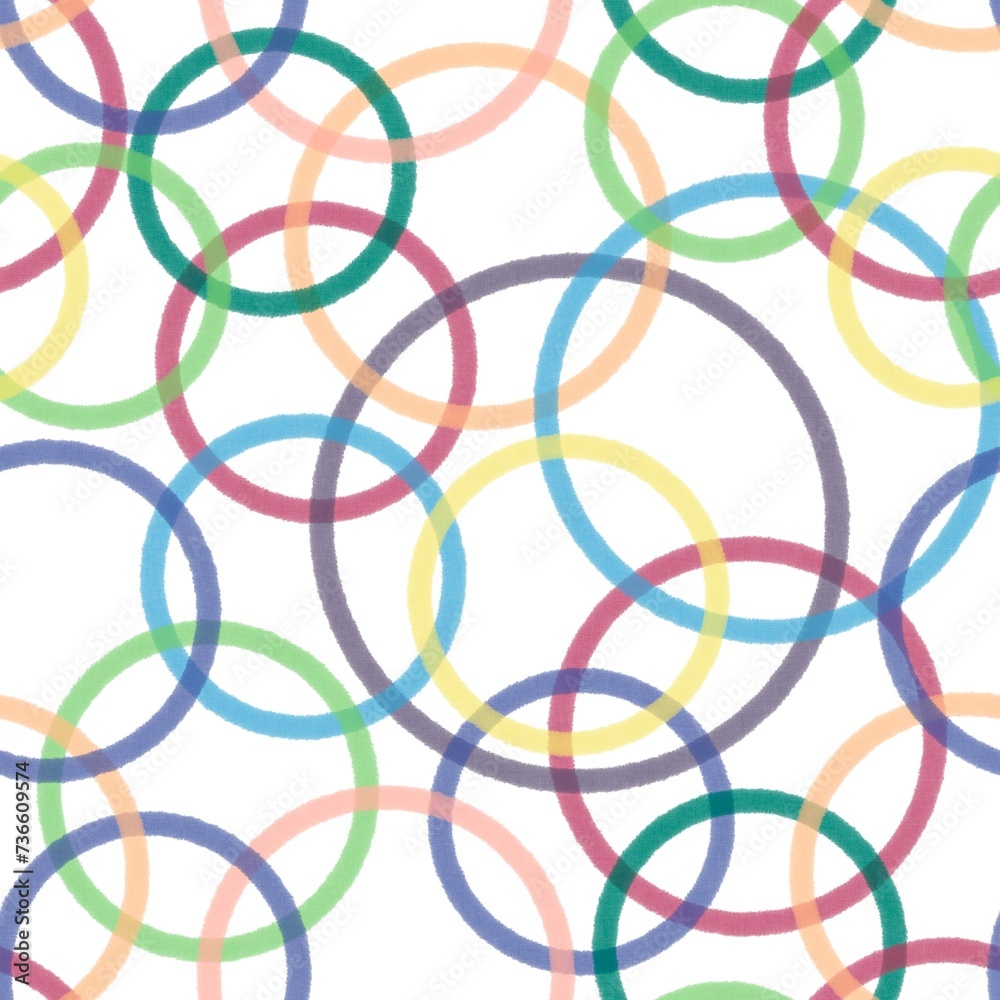 Abstract geometric circle seamless round polka dots pattern for fabrics and linens and kids clothes print Abstract geometric circle seamless round polka dots pattern for fabrics and linens and kids clothes print