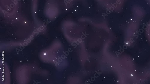 Seamless Loop flying through stars in the universe 4K