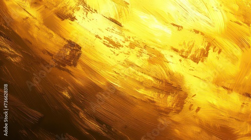 Yellow and gold oil paint abstract background. Yellow and gold marble pattern texture abstract background