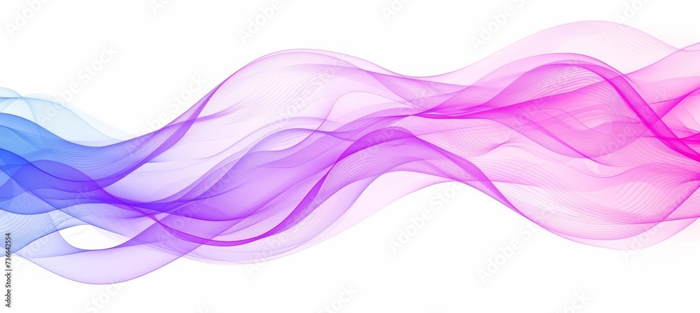 Vibrant abstract wave lines background for keynote or presentation design in light background