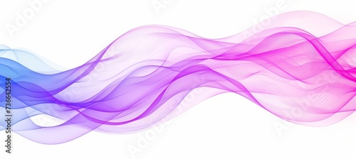 Vibrant abstract wave lines background for keynote or presentation design in light background photo