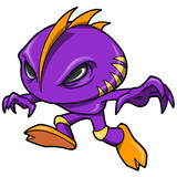 evil purple ninja png art