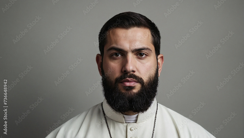 Man of faith. Theology and religion concept. Culture idea. Copy space. Man of faith. Theology and religion concept. Culture idea. Copy space.