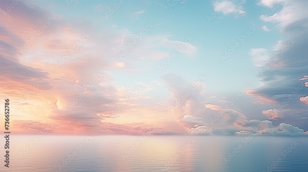 photo, sky with many clouds over the sea photo, sky with many clouds over the sea