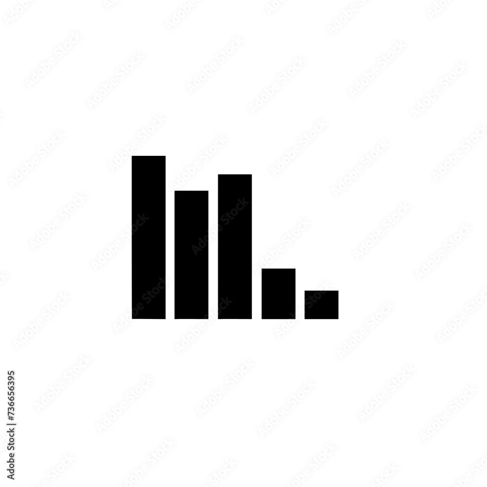 bar chart icon, logo, shape, symbol, arts, design, icon, bussiness, Progress