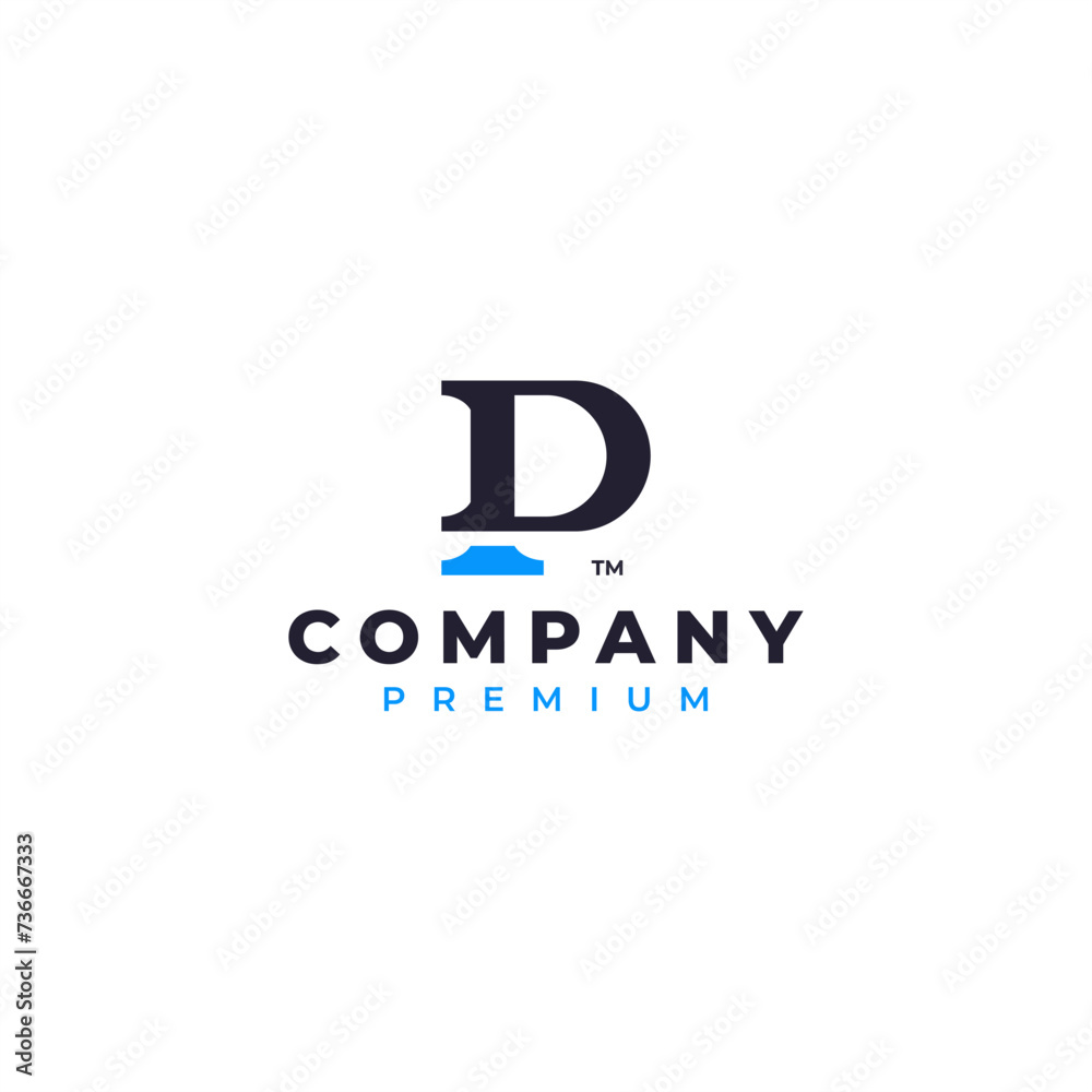 monogram dp letter logo design monogram dp letter logo design