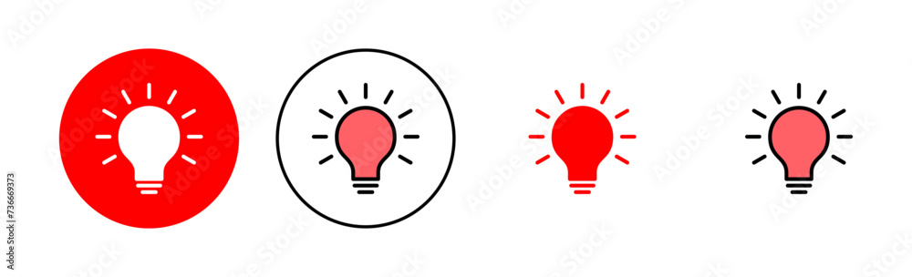 Lamp icon set illustration. Light bulb sign and symbol. idea symbol. Lamp icon set illustration. Light bulb sign and symbol. idea symbol.