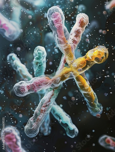 Next Pandemic X Virus Micro Photograph