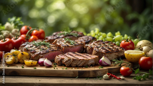 Summer BBQ and Picnic Bliss: A Double-Sided Buffet of Seasonal Delights