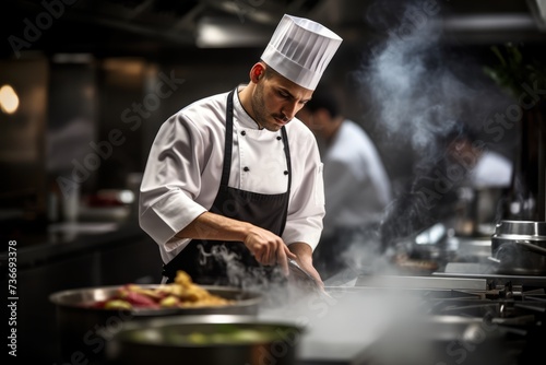 A Portrait of a Chef: Sweating in the Heat, Pouring His Soul into Every Dish