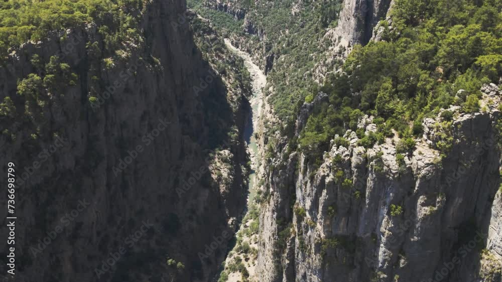 Tazi Canyon Bilgelik Vadisi in Manavgat, Antalya, Turkey. aerial view Tazi Canyon Bilgelik Vadisi in Manavgat, Antalya, Turkey. aerial view