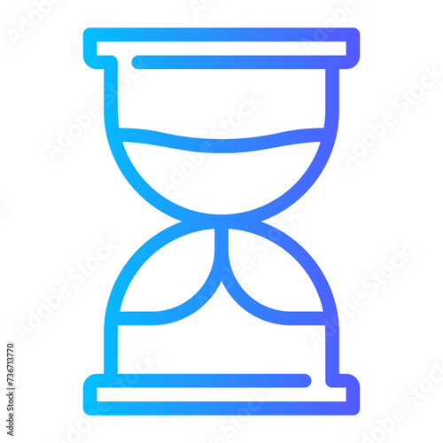 sandclock gradient icon