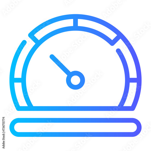 speedometer gradient icon