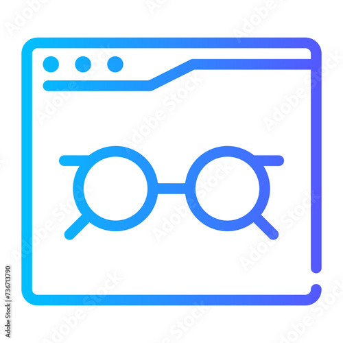 spyware gradient icon