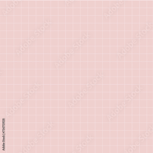 Clean simple grid paper graph paper vector background 