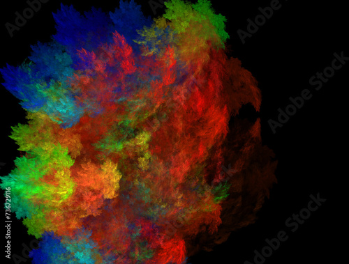 Imaginatory fractal abstract background Image