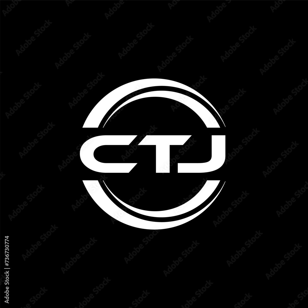 CTJ letter logo design with black background in illustrator, vector logo modern alphabet font overlap style. calligraphy designs for logo, Poster, Invitation, etc. CTJ letter logo design with black background in illustrator, vector logo modern alphabet font overlap style. calligraphy designs for logo, Poster, Invitation, etc.