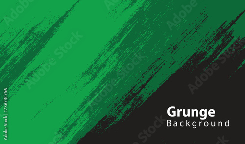 Black and green abstract grunge background.	

