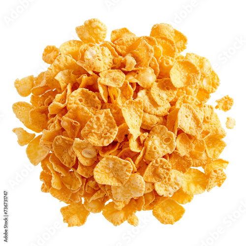 Corn flakes, PNG image