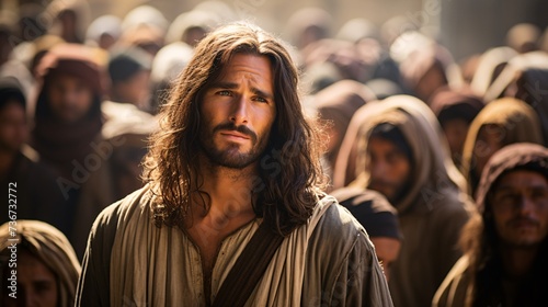 a man with long hair and a beard