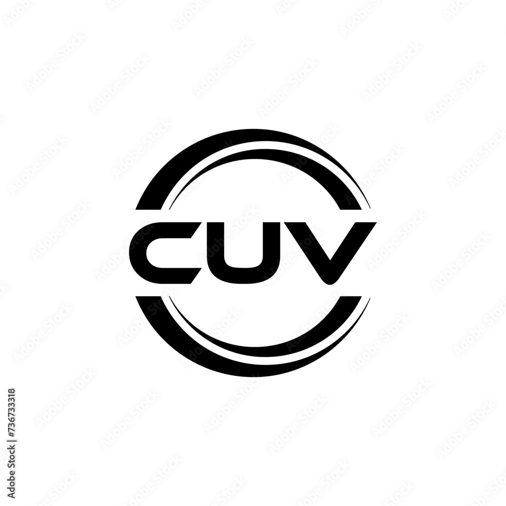 CUV letter logo design with white background in illustrator, vector logo modern alphabet font overlap style. calligraphy designs for logo, Poster, Invitation, etc. CUV letter logo design with white background in illustrator, vector logo modern alphabet font overlap style. calligraphy designs for logo, Poster, Invitation, etc.