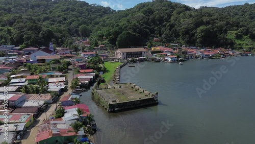 Portobelo Port,  Colon Panama Aerial footage photo