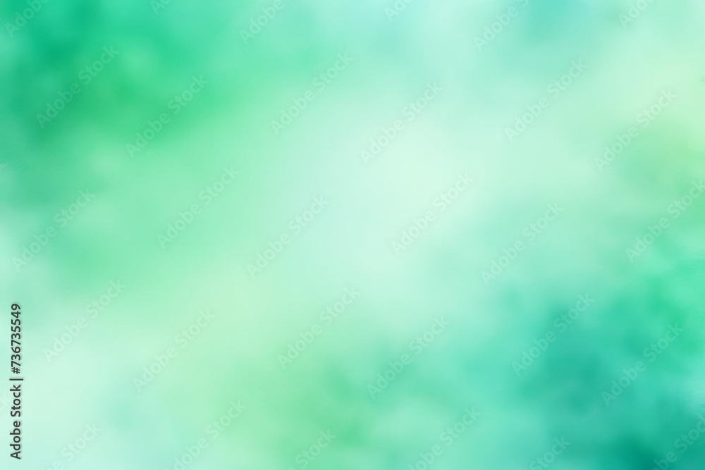 Abstract gradient smooth Blurred Watercolor Aquamarine Green background image