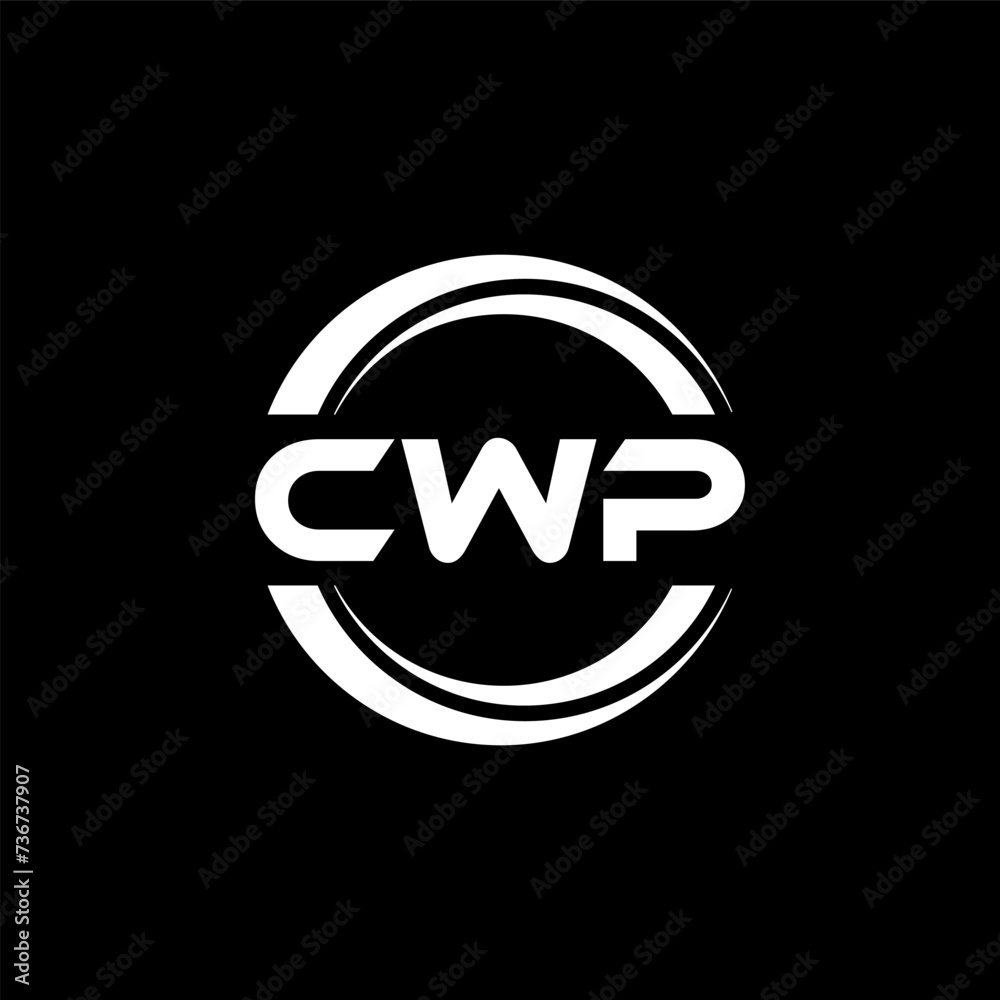 CWP letter logo design with black background in illustrator, vector logo modern alphabet font overlap style. calligraphy designs for logo, Poster, Invitation, etc. CWP letter logo design with black background in illustrator, vector logo modern alphabet font overlap style. calligraphy designs for logo, Poster, Invitation, etc.