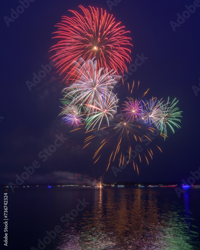 Canada Day fireworks celebration along the Brockville waterfront