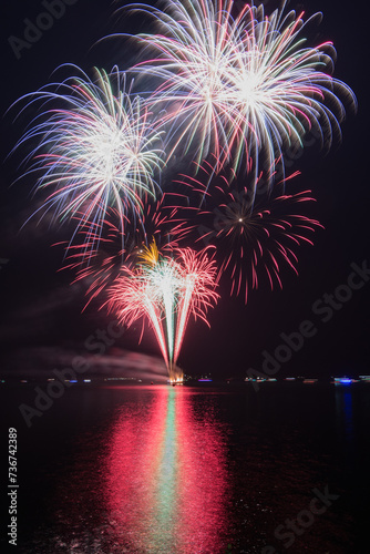 Canada Day fireworks celebration along the Brockville waterfront